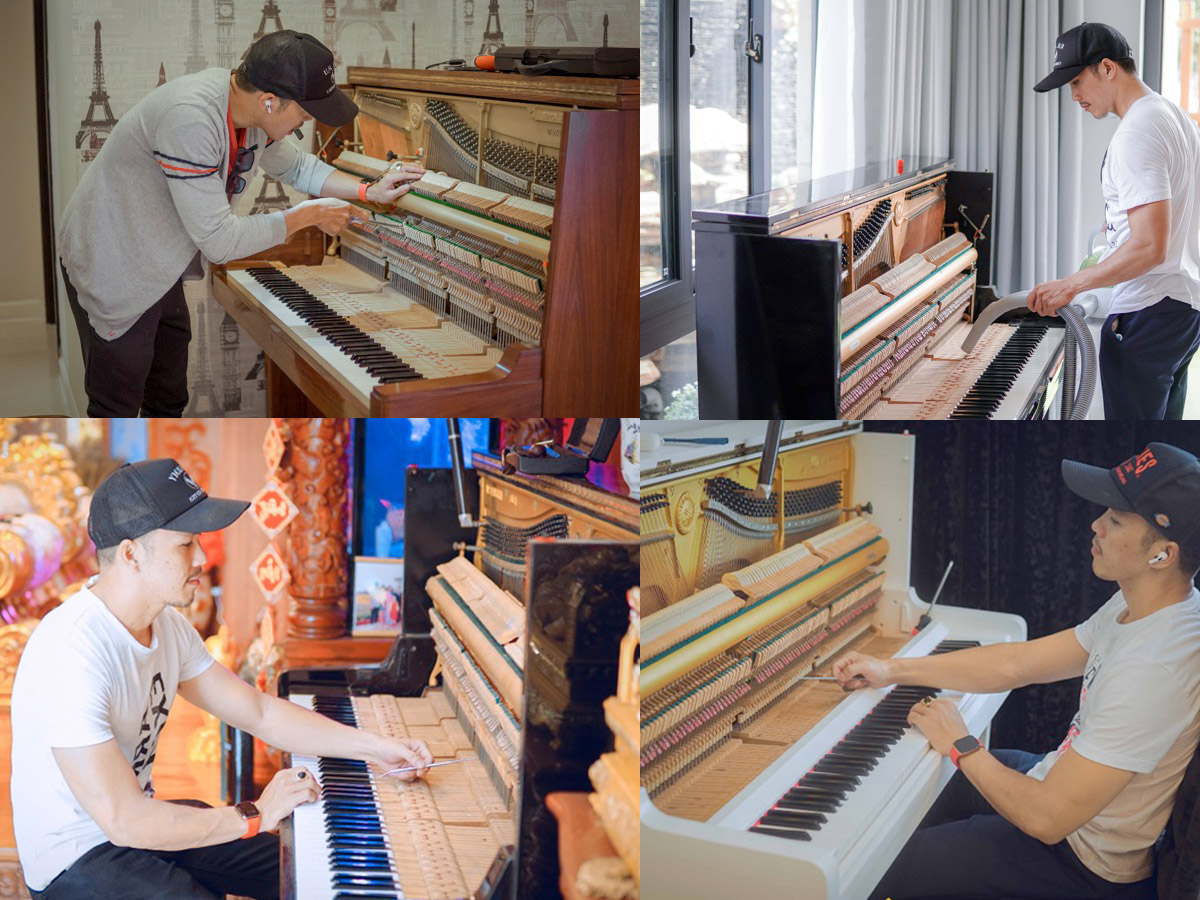 Dịch vụ bảo hành lên dây đàn piano Hải Phòng